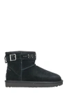 Ugg Stivale Mini Jadine In Black Sherling In Black