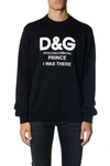 Dolce & Gabbana Prince Branded Sweatshirt In Black