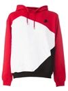 VERSUS COLOR BLOCK HOODIE,BU90406BJ10193 B3054