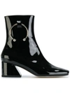 Dorateymur Ring Detail Boots In Black