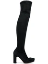 VALENTINO GARAVANI Valentino Valentino Garavani over-the-knee Boots - Farfetch,NW2S0D92EWD12416901