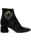 STRATEGIA heart embellished boots,A3469T12377853