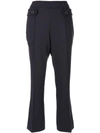 PRADA high-waisted trousers,P248ATSQS17212344511