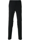Prada Tailored Tapered Trousers In Grey