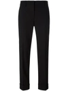 PRADA PRADA CROPPED TROUSERS - BLACK,P2156LJ8AS15211976683