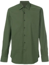 Prada Classic Shirt - Green In Green