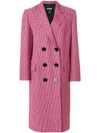 MSGM double-breasted coat,2342MDC10217481612398830