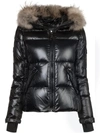 Sam Skyler Puffer Jacket With Raccoon Fur