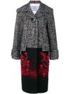 PRADA embellished contrast coat,P682GR1PTDS17212327008