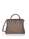 TORY BURCH McGraw Leather Triple-Compartment Tote