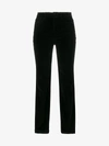 DOLCE & GABBANA DOLCE & GABBANA MID-RISE SKINNY VELVET TROUSERS,FTAQ1TFUWBN12363937