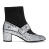 MARC JACOBS Silver Margaux Cabochon Boots