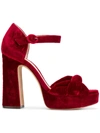 ALEXANDRE BIRMAN knot detail heeled sandals,B351170013000212364076