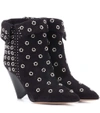 ISABEL MARANT LAKKY SUEDE ANKLE BOOTS,P00269585