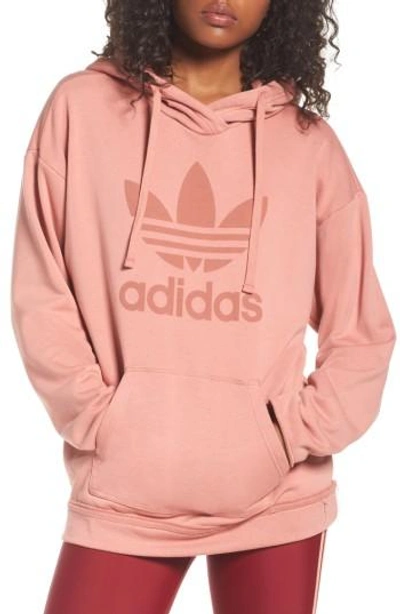 Adidas Originals Originals Trefoil Hoodie In Raw Pink | ModeSens