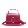 3.1 Phillip Lim Phillip Lim Alix Mini Top Handle Satchel Leather Color Black In Scarlet