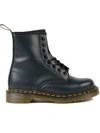 Dr. Martens' Lace-up Ankle Boots In Navy
