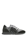 DSQUARED2 NEW RUNNER BLACK LEATHER SNEAKERS,W17SN1191220