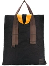 MARNI CRINKLE EFFECT TOTE BAG,MACHINEWASH