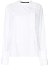 HAIDER ACKERMANN WRAP FRONT SHIRT,174200212812416544