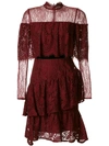 PERSEVERANCE LONDON TIERED RUFFLED LACE DRESS,PL0404712395917