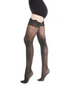Wolford Touch 20 Denier Stayup Satin Thigh Highs In Black