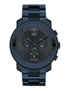 MOVADO Bold Collection Ink IP Stainless Steel Chronograph Bracelet Watch