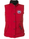 Canada Goose Freestyle Quilted Shell Down Gilet In Red