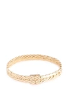 JOHN HARDY 18k yellow gold weave effect link chain bracelet