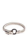 JOHN HARDY Sapphire silver Naga weave effect chain bracelet