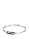 JOHN HARDY Sapphire silver bamboo bangle