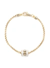 JOHN HARDY Diamond 18k yellow gold charm bracelet