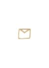LOQUET LONDON 'Envelope' 18k yellow gold charm – Love Letters