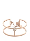 MESSIKA 'Glam'Azone Skinny 2 Row' diamond 18k rose gold bracelet