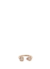 MESSIKA 'My Twin' diamond 18k rose gold ring