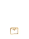LOQUET LONDON 'Envelope' 14k yellow gold single stud earring – Love Letters