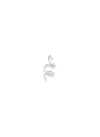 LOQUET LONDON 18K WHITE GOLD CHINESE NEW YEAR CHARM - SNAKE