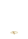 LOQUET LONDON DIAMOND 18K YELLOW GOLD SHOOTING STAR RING