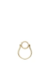 LOQUET LONDON 14k yellow gold round locket ring - Small 12mm