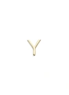 LOQUET LONDON 18k yellow gold letter charm - Y