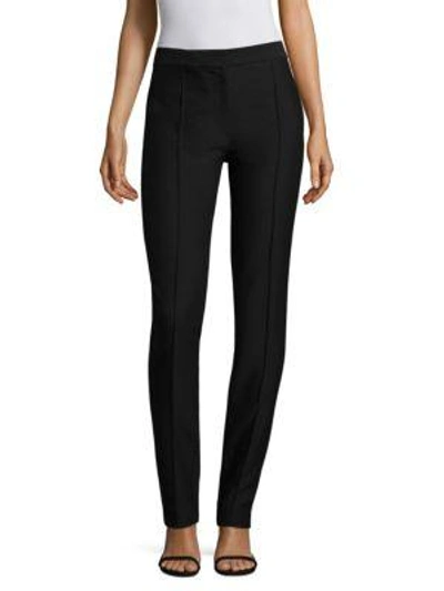 Derek Lam Tapered Piped Trousers In Black