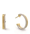 MARCO BICEGO MASAI MULTI GOLD DIAMOND HOOP EARRINGS,P000000000005267035