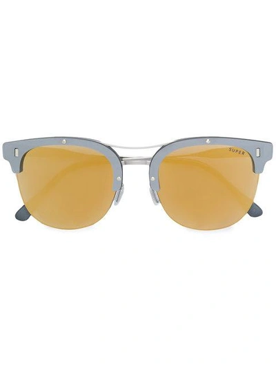 Retrosuperfuture Strada All-lens Sunglasses In Metallic