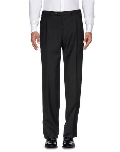 Canali Casual Trousers In Black