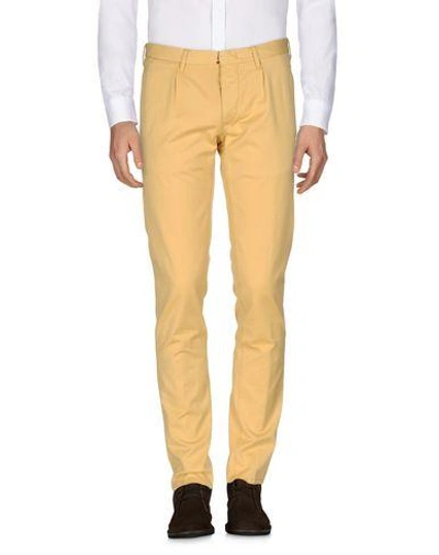 Incotex Casual Trousers In Yellow