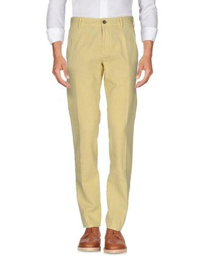 Incotex Casual Trousers In Yellow