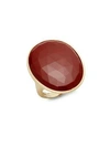 MARCO BICEGO Red Jasper & 18K Gold Ring,0400095704943