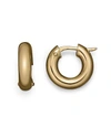 ROBERTO COIN 18K YELLOW GOLD HOOP EARRINGS,210004AYER00