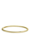 DAVID YURMAN CABLE CLASSICS BANGLE IN GOLD,B07769 88M