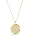 DAVID YURMAN CABLE COLLECTIBLES STAR OF DAVID NECKLACE WITH DIAMONDS IN 18K GOLD,N12561D88ADI18